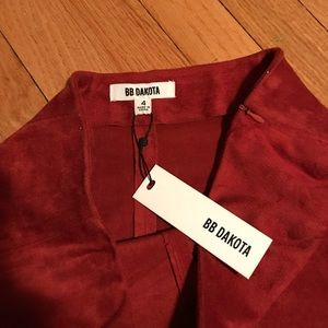 Rust colored skater skirt